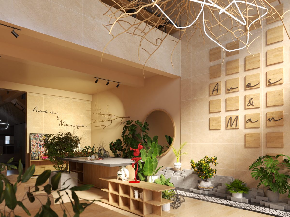 4420 Interior Coffee room Scene Sketchup Model By Chu Thanh An 5
